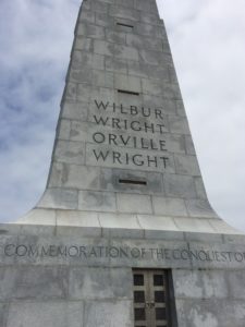 Photo of Wright Brothers monument taken by Tonya Fitzpatrick.