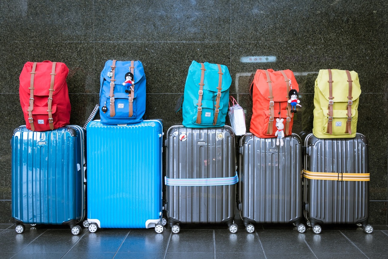 Row of luggage