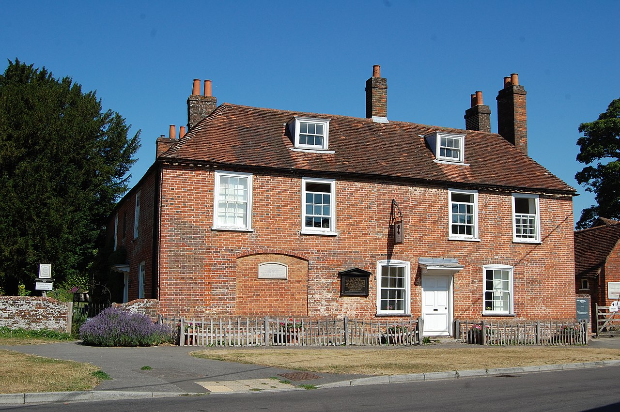 Jane Austen House Museum. Photo is courtesy of WikiCommons