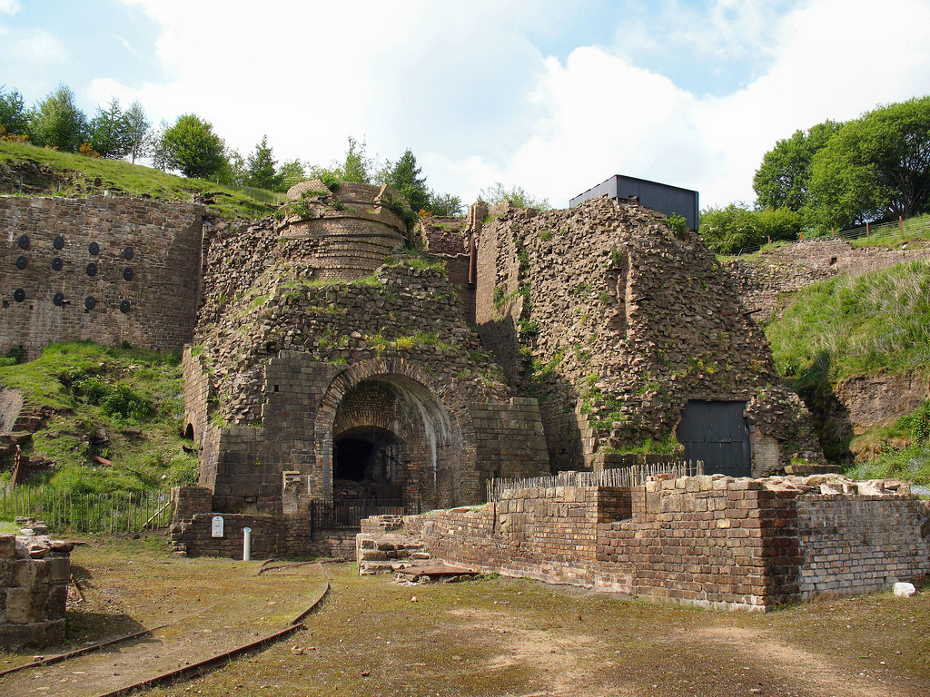 The former furnaces at Blaenafon Ironworks - UNESCO World Heritage Sites. Photo: Alan Stanton