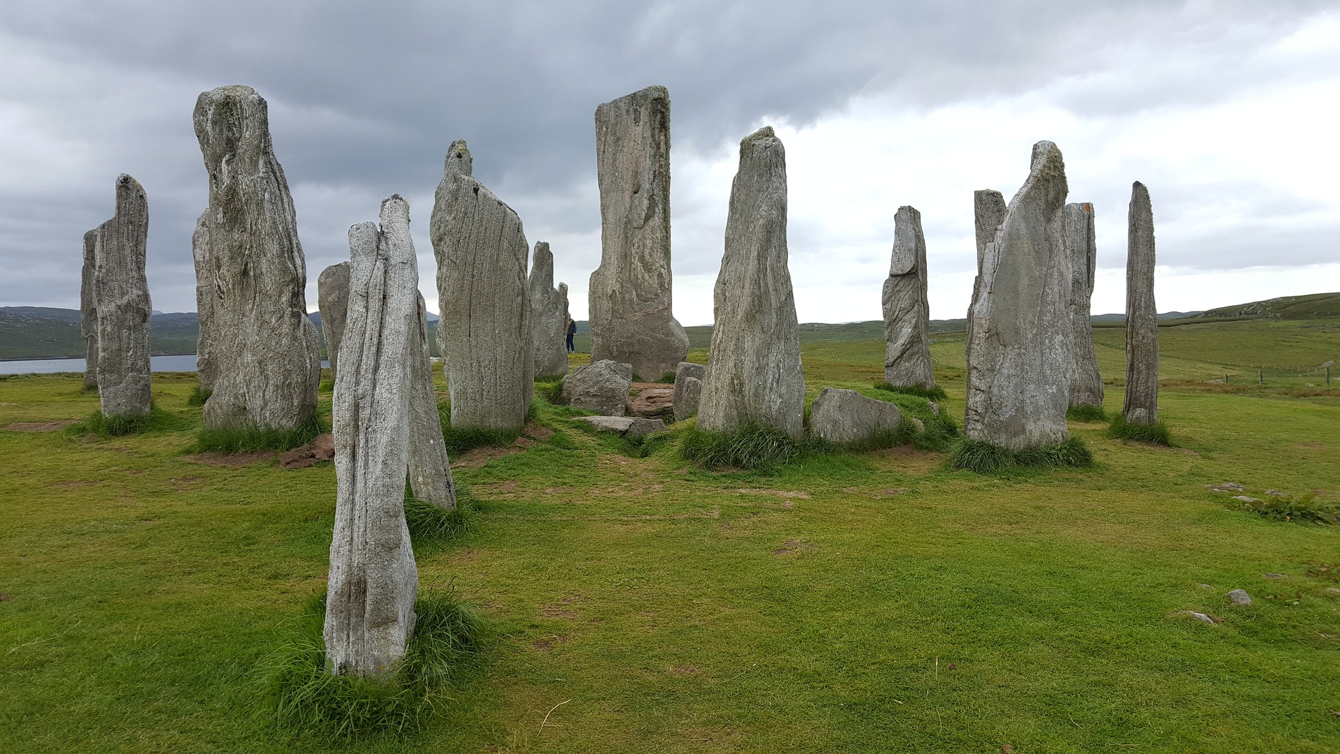 Callanish standing stones on the Isle of Lewis.