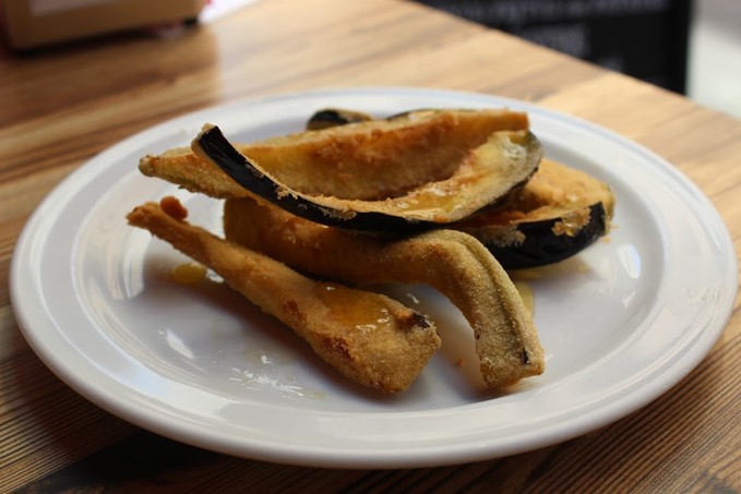 Photo of fried eggplant by David Pope