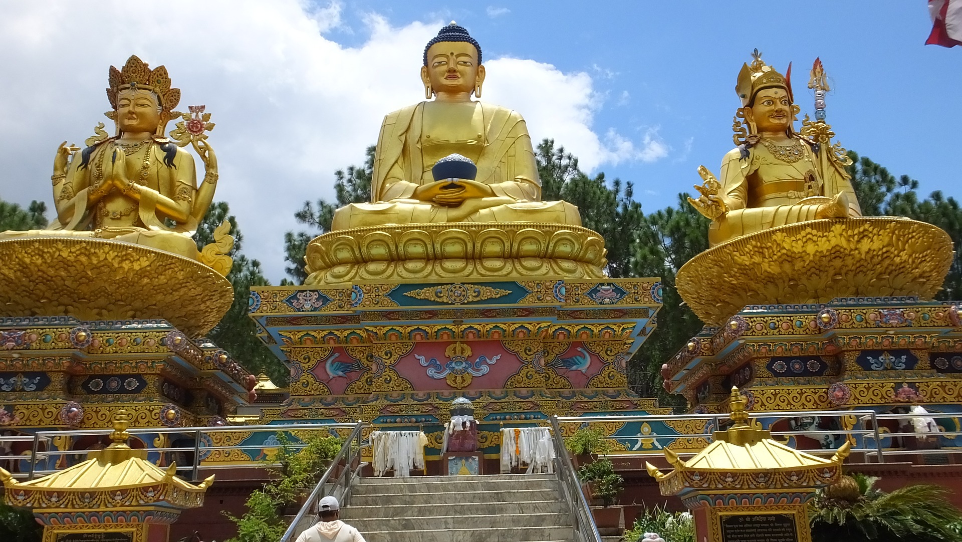 Swayambhu - an ancient religious monument in the Kathmandu Valley.