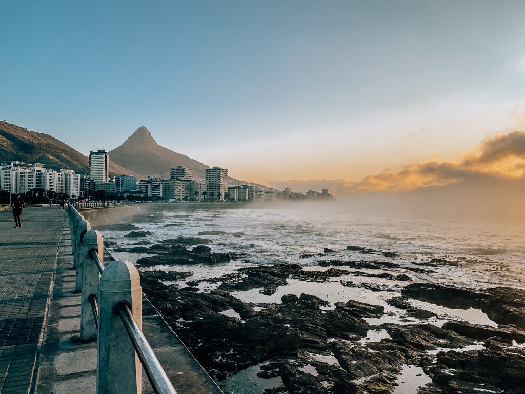 South Africa - Cape Town Promenade with Lion's Head view. Photo:  Kellie Paxian