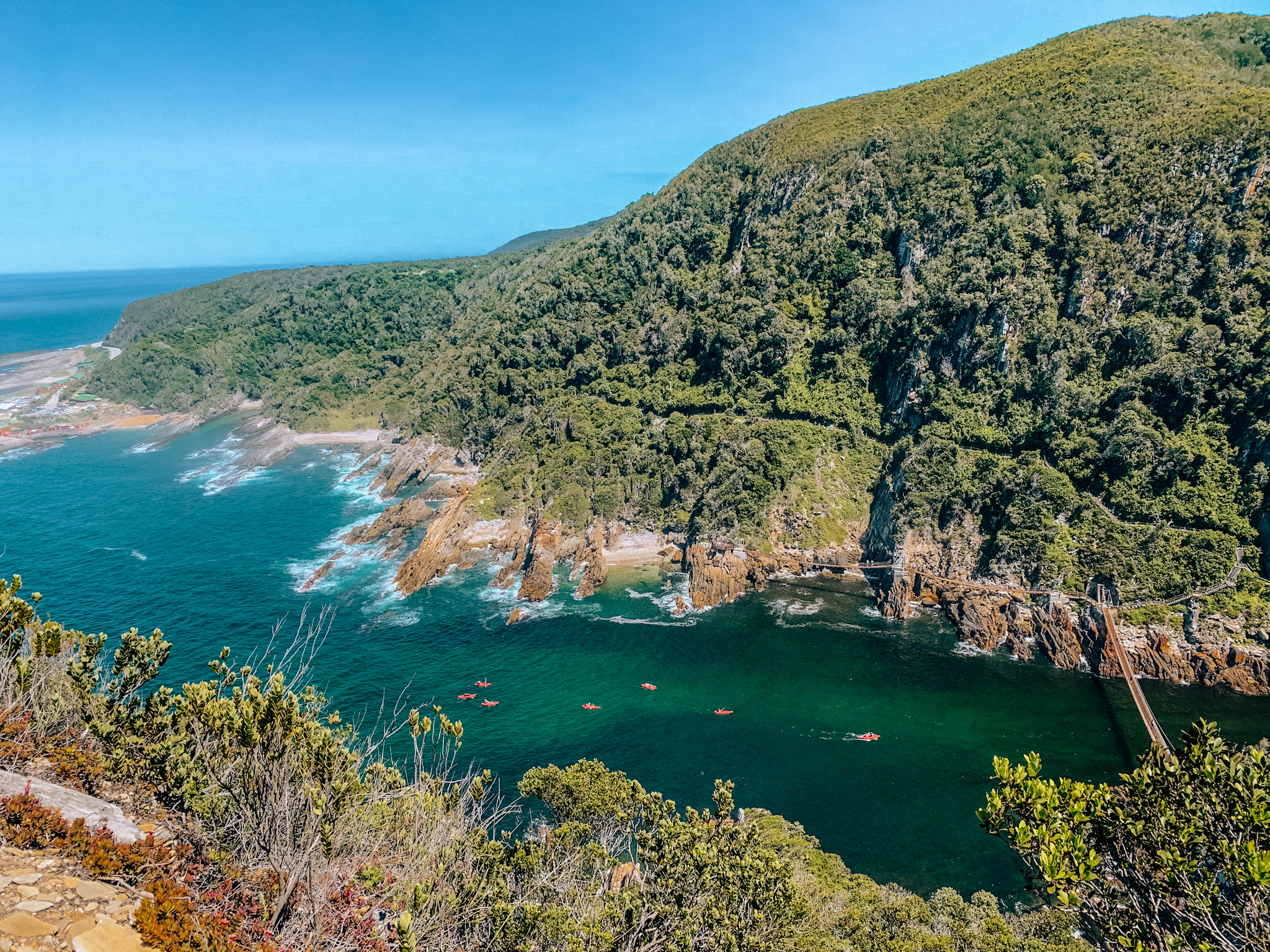 Storms River Mouth in Tsitsikamma National Park. Photo: Kellie Paxian