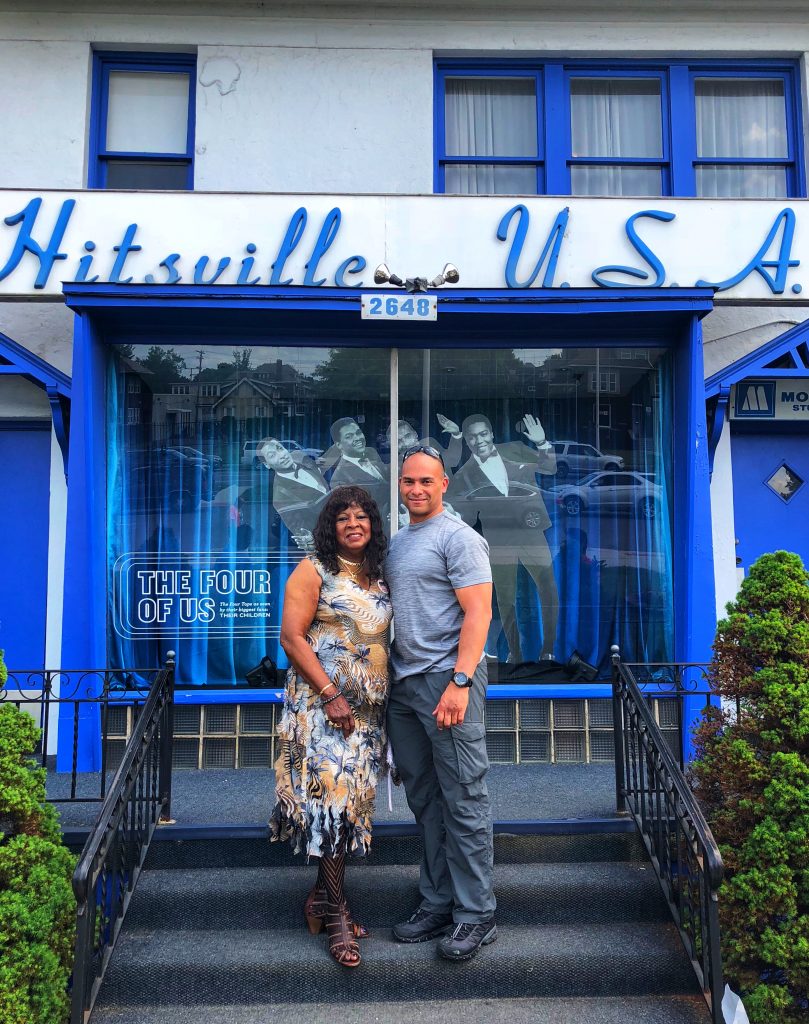 Black - Martha Wells and Greg (author's husband) at Hitsville USA.  Photo: Terri Marshall