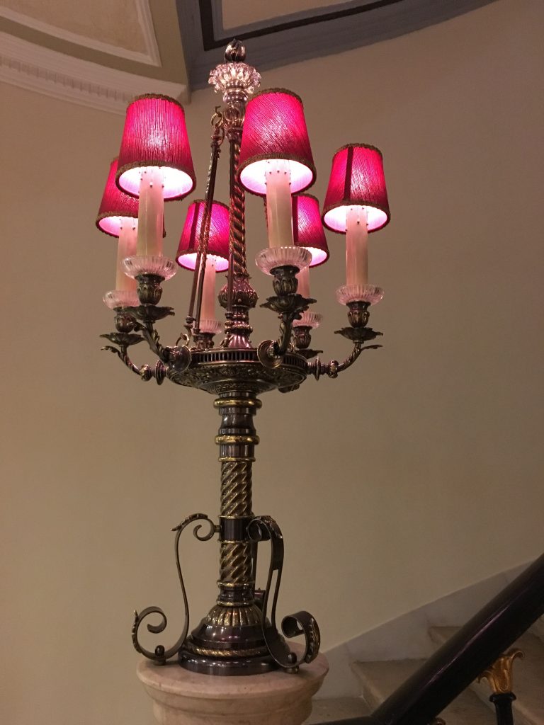 Avenida Palace Banister Lamp. Photo: Manali Shah