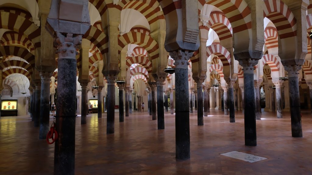 Inside Mezquita Cathedral