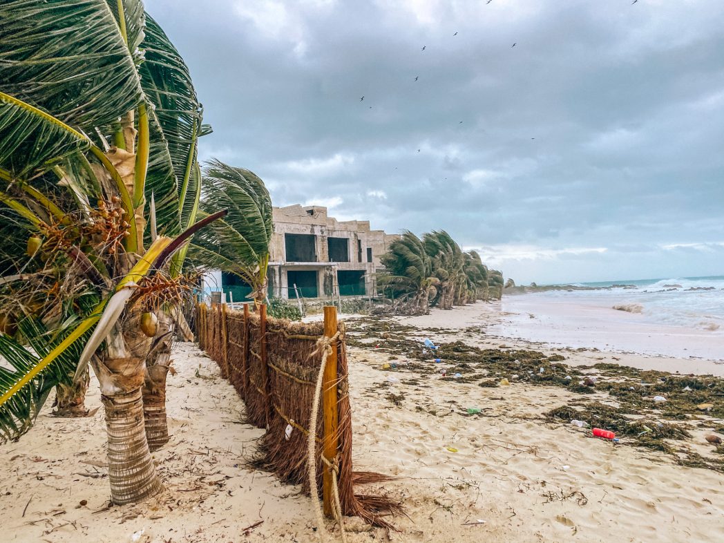 Hurricane looming in Isla Mujeres. Photo: Kellie Paxian