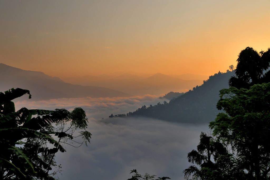 Sunrise over the Himalayas. Photo: Carol Ketelson