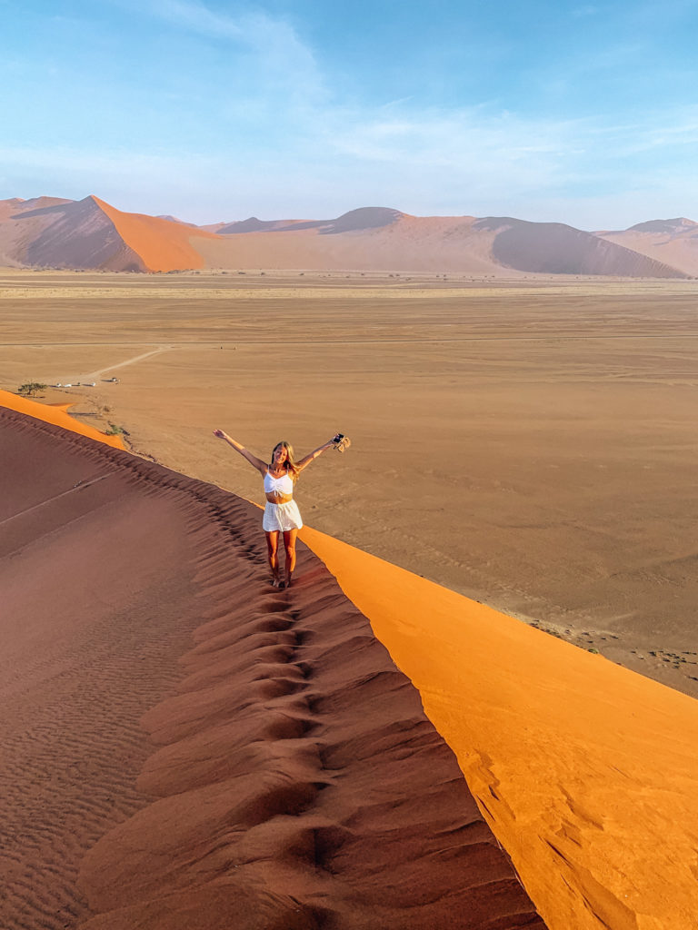 Namibia - atop Dune 45 - Kellie Paxian