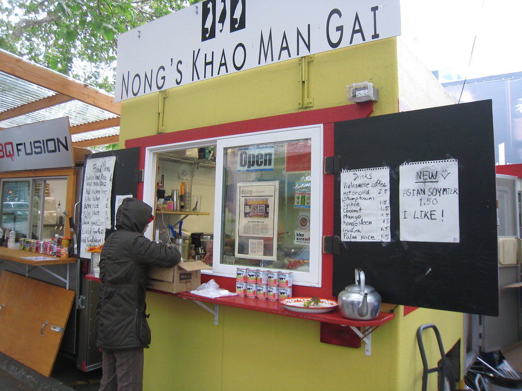 "Nong's Khao Man Gai - Downtown Portland, OR" by dane brian is licensed under CC BY-SA 2.0 