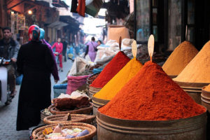 Spices in Marrakesh market