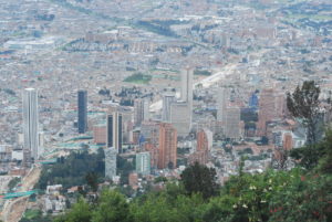 Overlooking Bogota, Colombia photo by Tonya Fitzpatrick