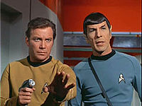 Star Trek Mr Spock and Captain Kirk