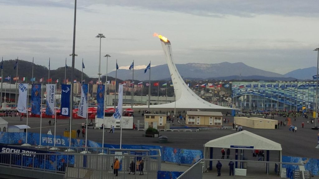 Olympic Flame in Sochi. Photo: Ian Fitzpatrick