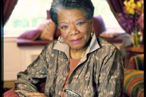 The late Dr. Maya Angelou