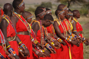 Kenya - Caribbean - Masai Mara women.