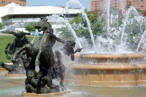 J.C. Nichols fountain in Kansas City, Missouri