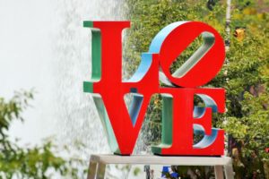 Preserving Louis Armstrong Park | Philadelphia love sculpture