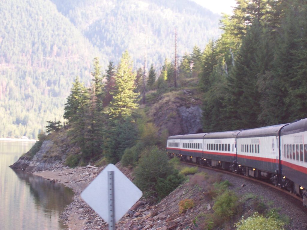 Aboard the Rocky Mountaineer through the Candian Rockies.  Photo:  Tonya Fitzpatrick