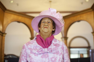 Wax figure of civil rights icon Dorothy Height.