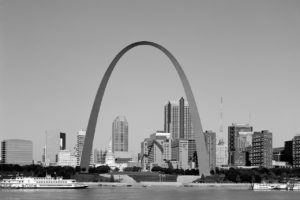 Gateway arch in Saint Louis