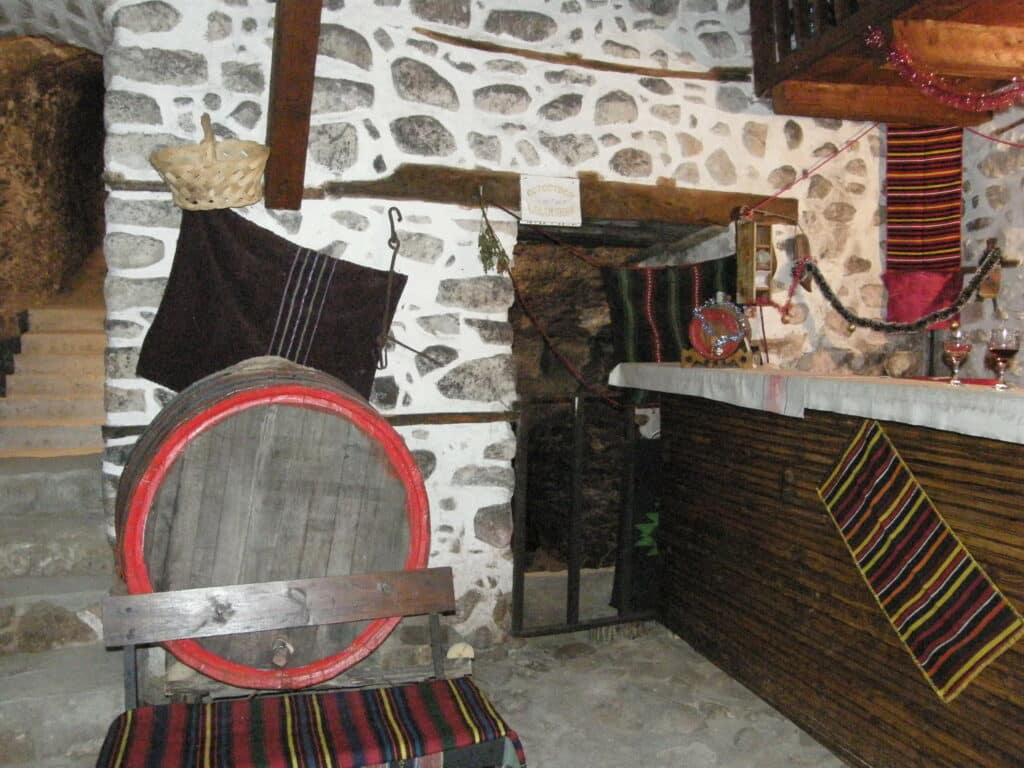 Melnik Bulgria wine cellar