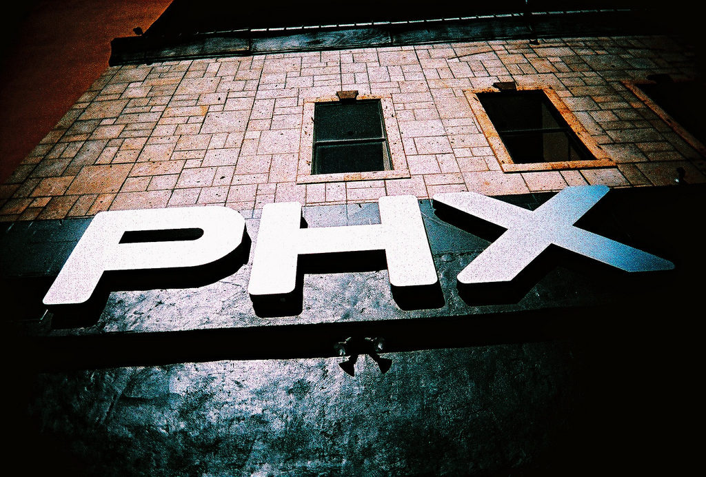 Phoenix PHX sign.Kevin Dooley