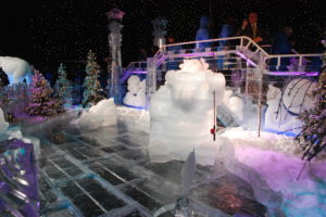 ICE! brings our favorite stories to life with 2 million carved ice blocks every year at Christmas on the Potomac in Maryland. Photo: (c) Tonya Fitzpatrick