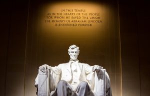 Abraham Lincoln Memorial in Washington, DC
