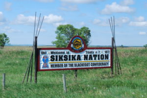 Siksika Nation sign
