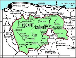Map of Cockpit Country