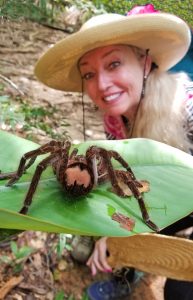 Greetings from a resident Amazon tarantula. Photo: Patti Morrow