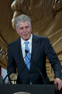 Photo of Anthony Bourdain at the 73rd Peabody Awards