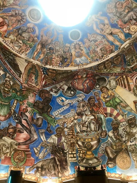 Fresco inside the National Hispanic Cultural Center. Photo: Melissa Curtin
