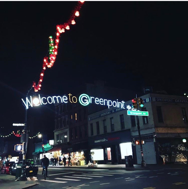 Holiday Lights.Greenpoint