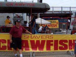 Robert Shavers of Shavers Crawfish & Catering Company. Photo: Tonya Fitzpatrick