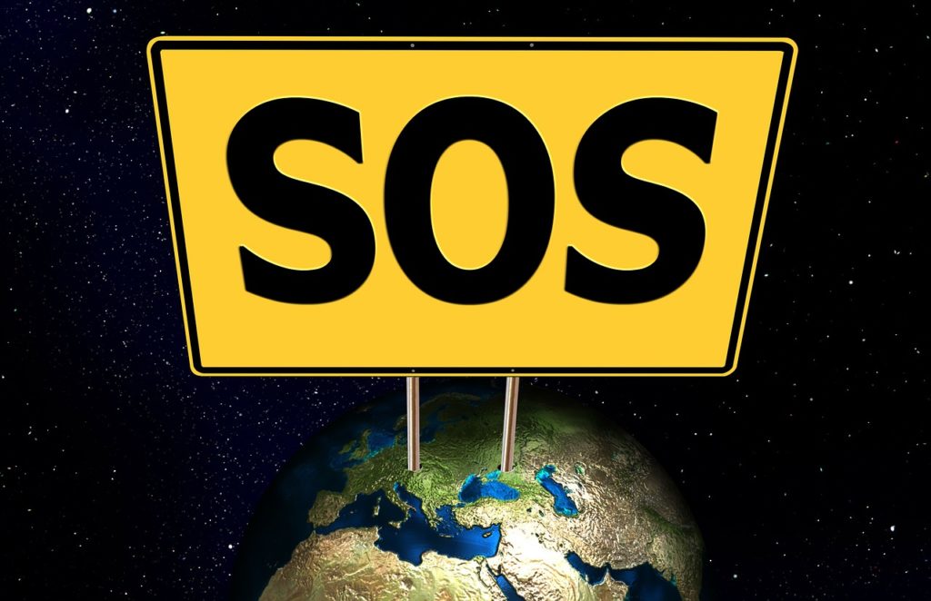 SOS sign