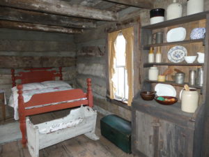 Interior of Ziegler Cabin. Photo: Kathleen Walls