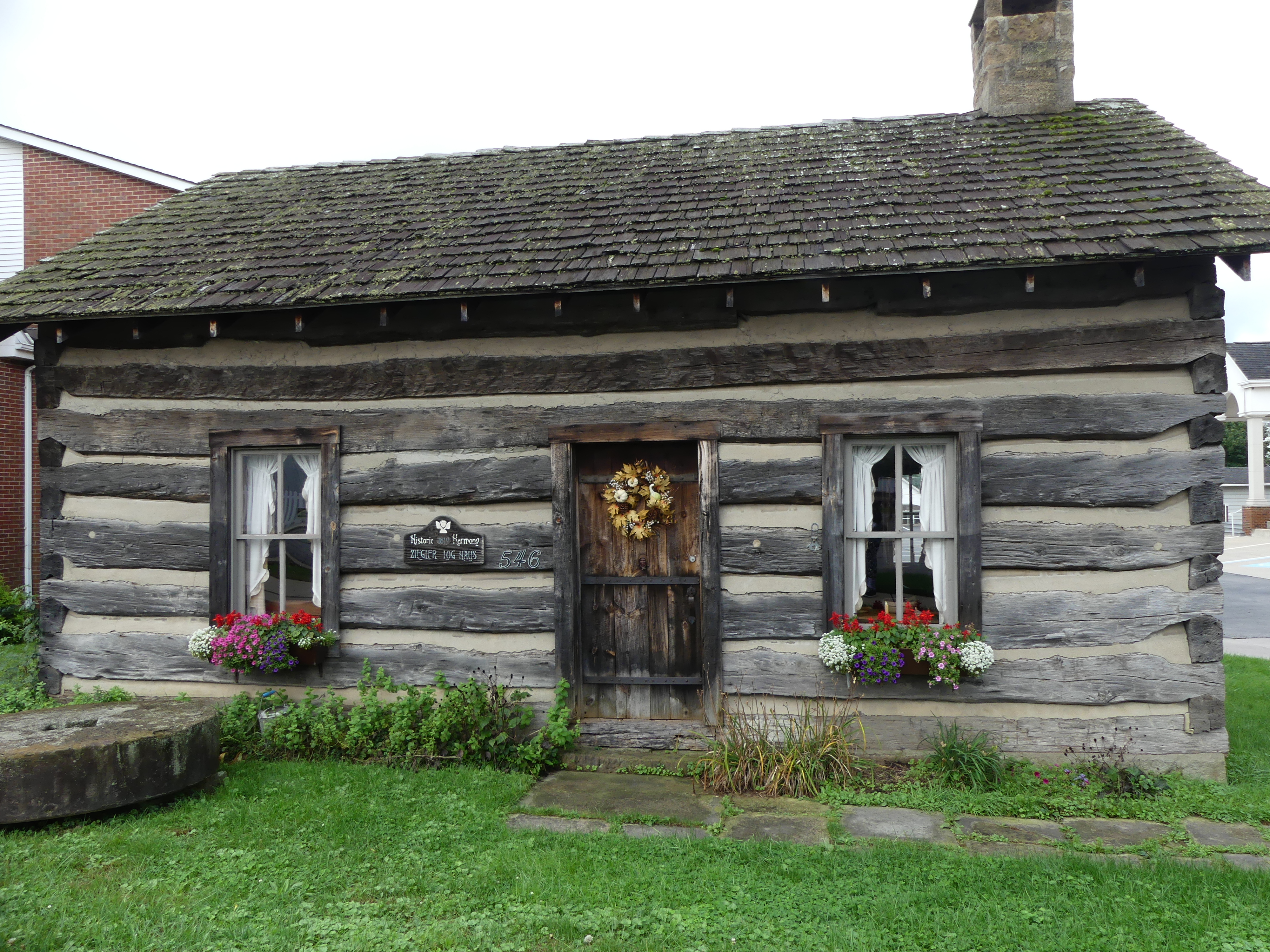 Exterior of Ziegler Cabin in Harmony, Pennslyvania. Photo: Kathleen Walls
