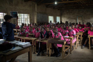 Human trafficking prevention class in Kenya. Photo: Matilde Simas