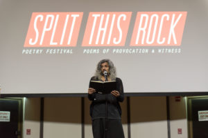 Kazam Ali performing at "Split This Rock". Photo courtesy of Kristin Adair