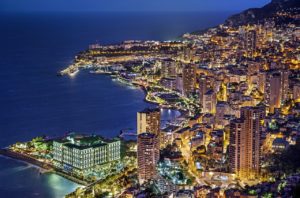 View of Monaco skyline