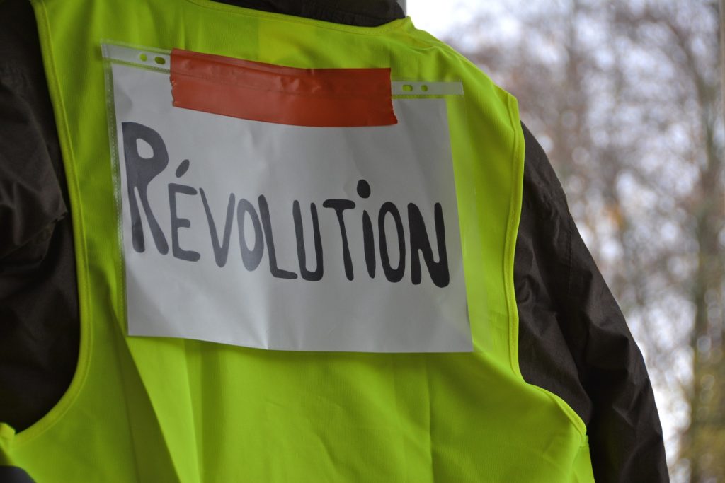 Yellow vests of Paris protests