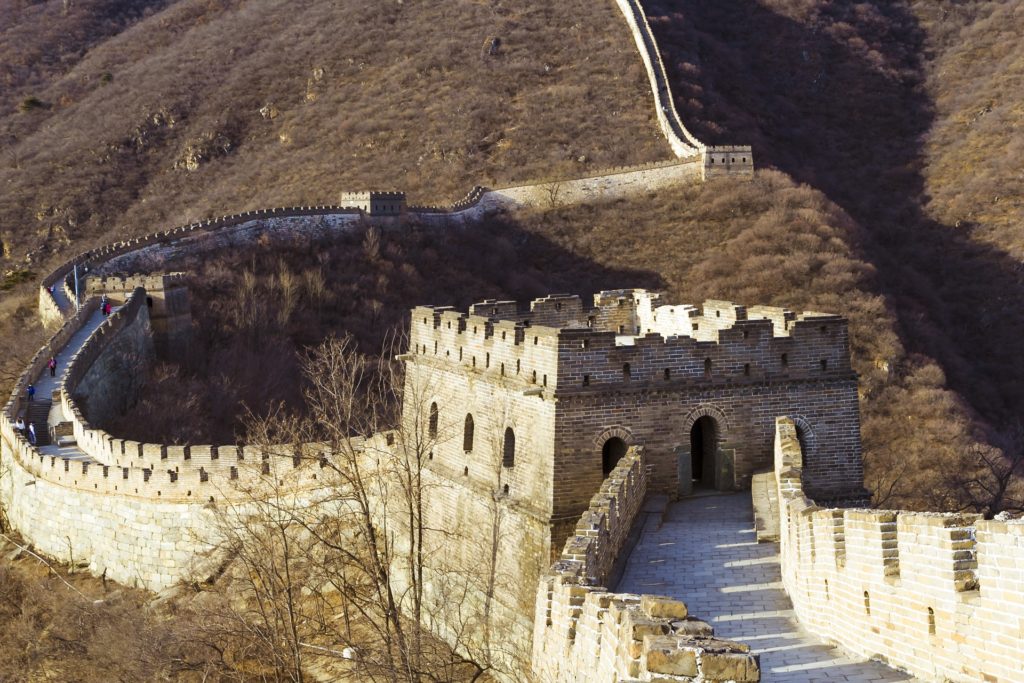 One of the wonders of the world, the Great Wall of China.