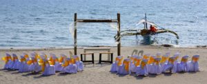 Philippine wedding on the beach.
