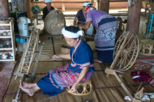 Basket weavers. Photo: Katie Dundas