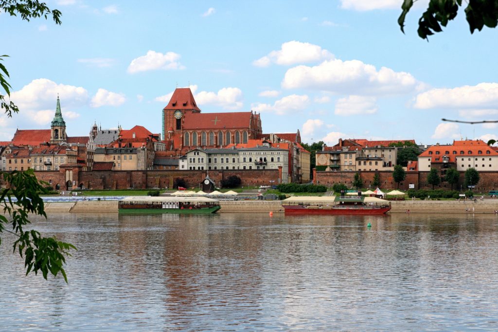 View of the Old City of Torun, Poland.