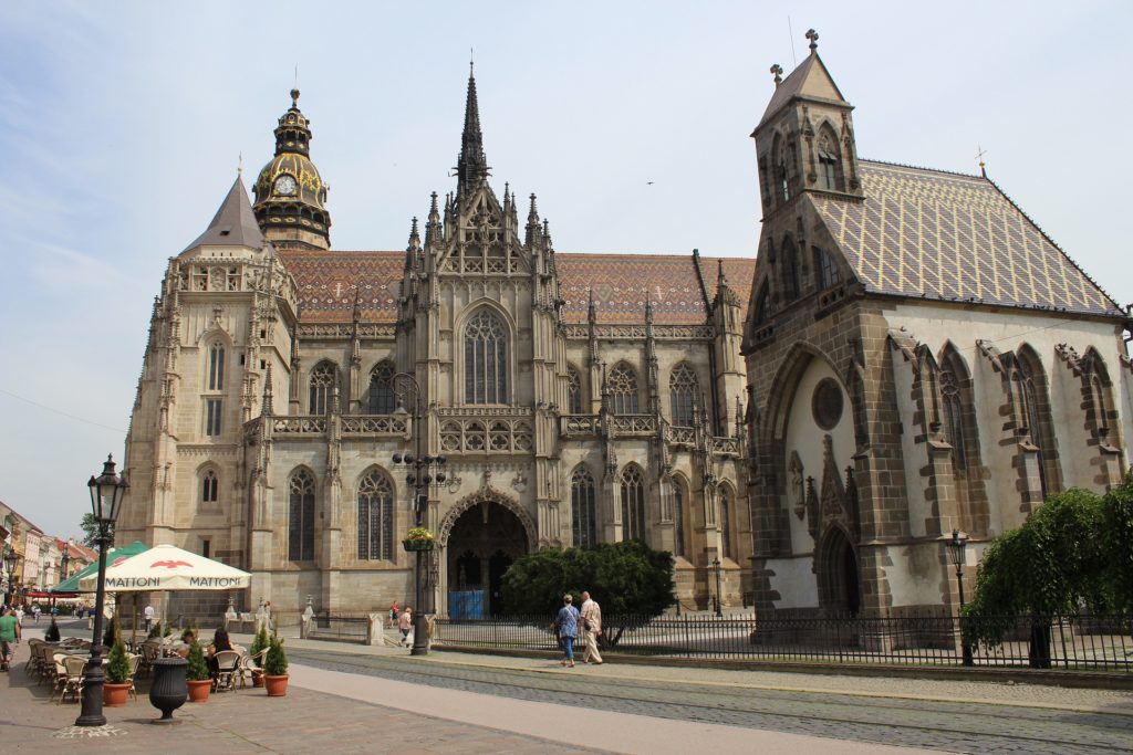 A beautiful feat of architecture with this Cathedral in Kosice, Slovakia.